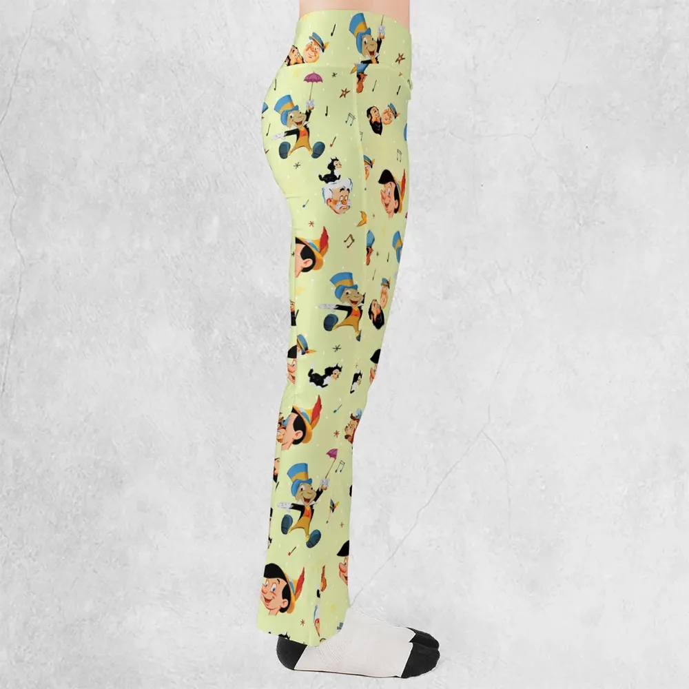I Can't Stop Lying Pinocchio Flare Leggings - 2