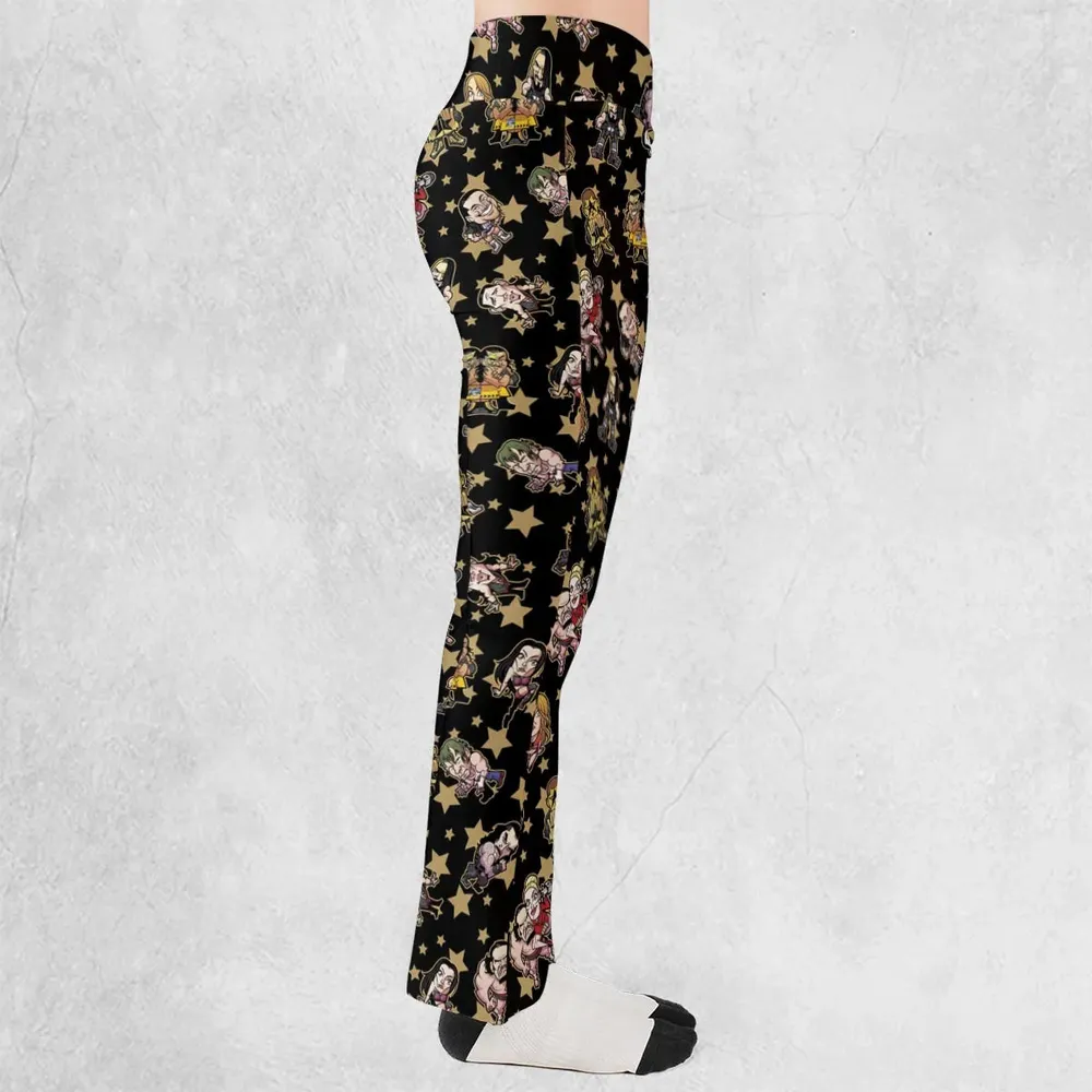 Wrestlers Mini Icons Flare Leggings - 2