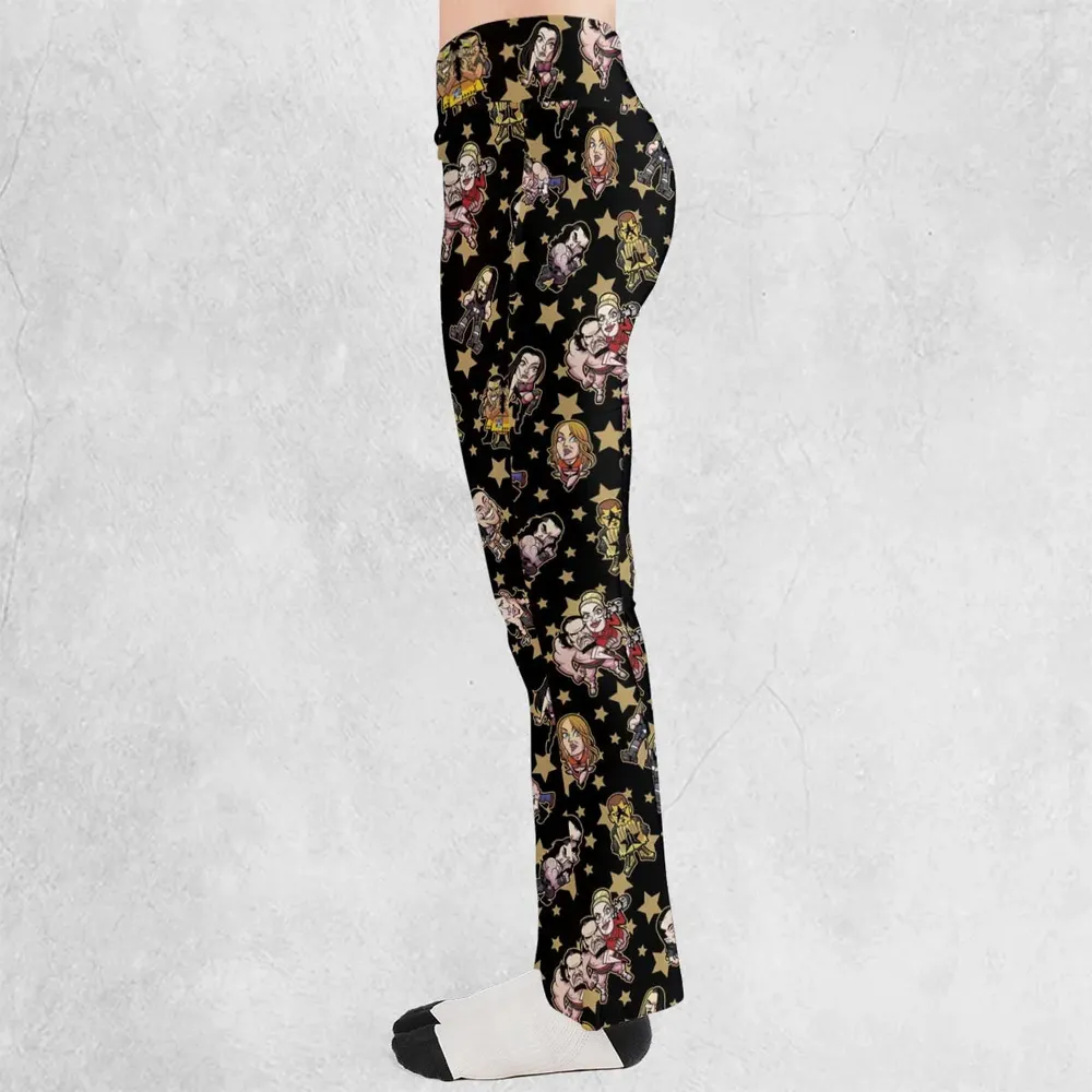 Wrestlers Mini Icons Flare Leggings - 3