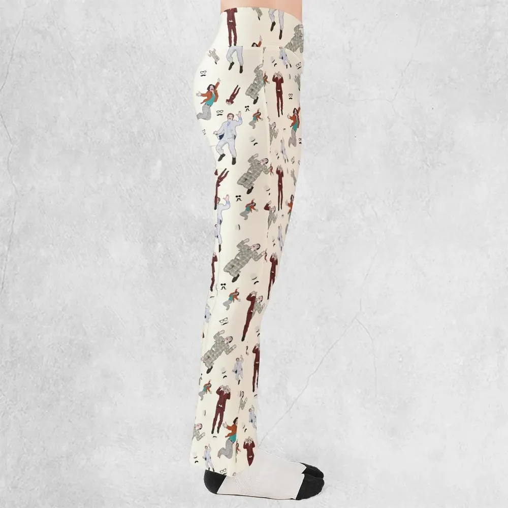 News Team Assemble Anchorman Flare Leggings - 2