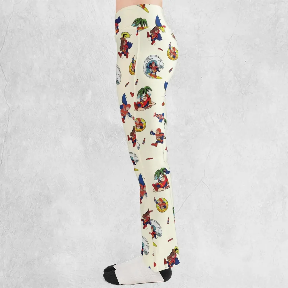 Budweiser Bud Man Flare Leggings - 3