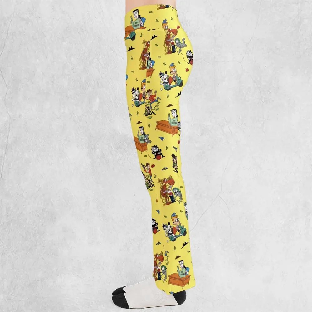 Moose And Squirrel The Adventures of Rocky and Bullwinkle Flare Leggings - 3