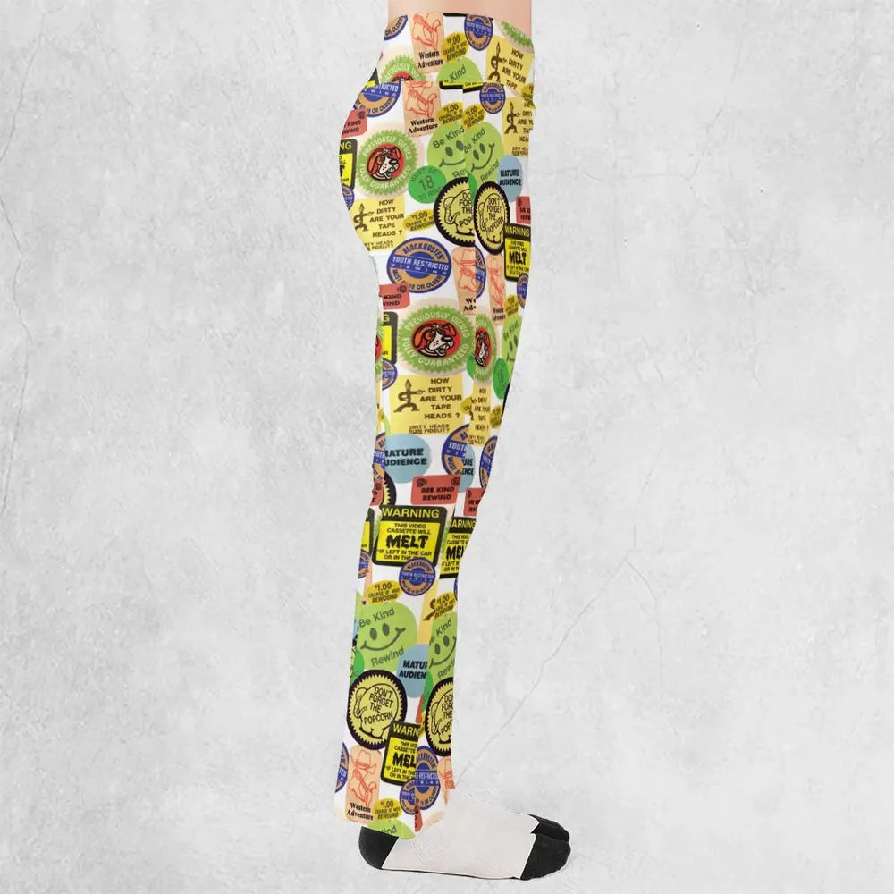 1976 Future Is Here VHS Flare Leggings - 2