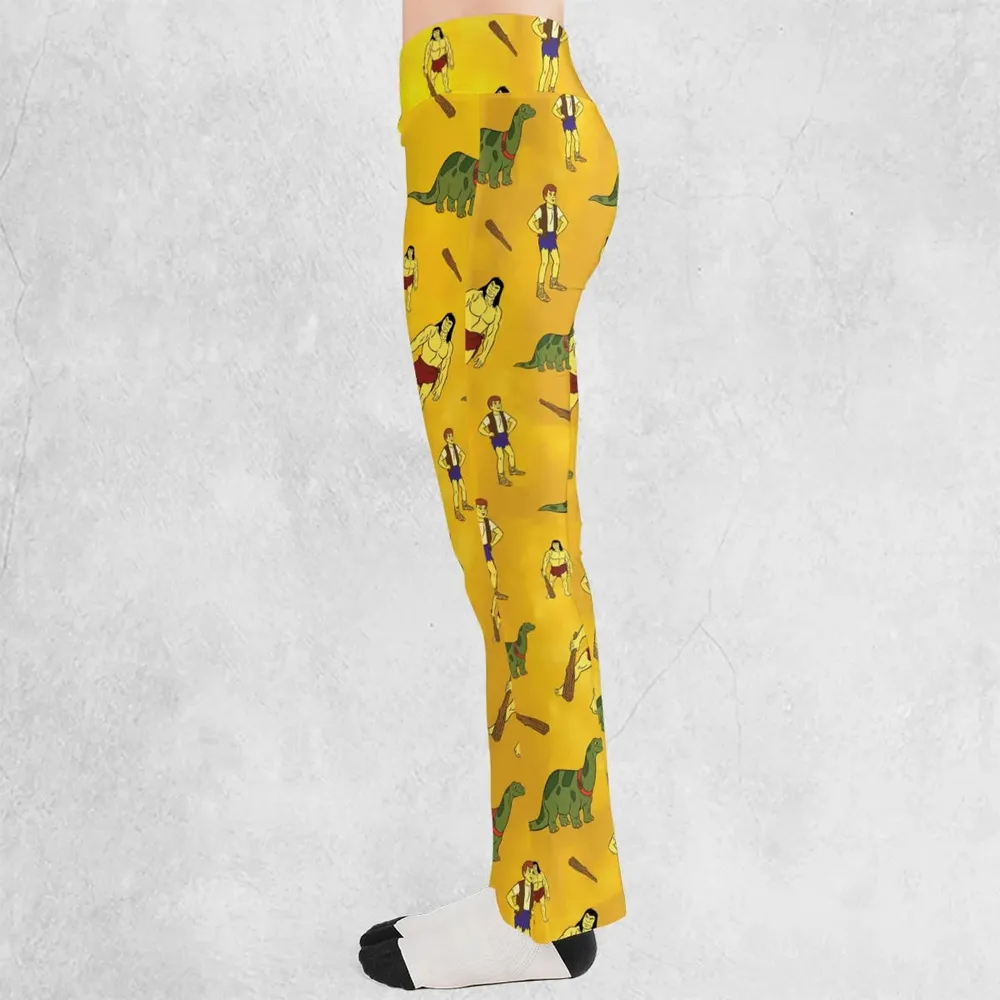 Dino Boy in the Lost Valley Flare Leggings - 3