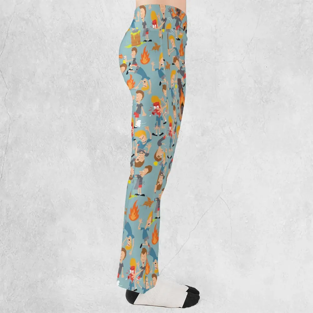 Beavis And Butt-Head Great Cornholio Flare Leggings - 2