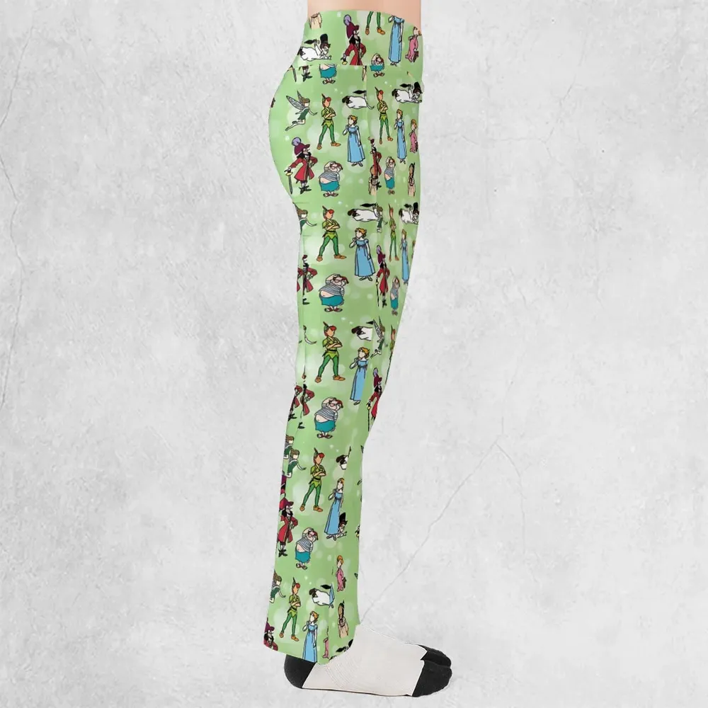 Neverland Doodles Peter Pan Flare Leggings - 2