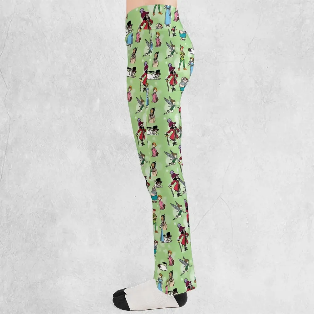 Neverland Doodles Peter Pan Flare Leggings - 3