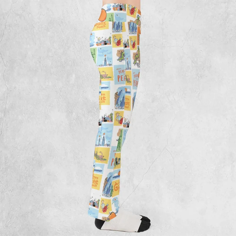 Children's Tales What A Peach James And The Giant Peach Flare Leggings - 2