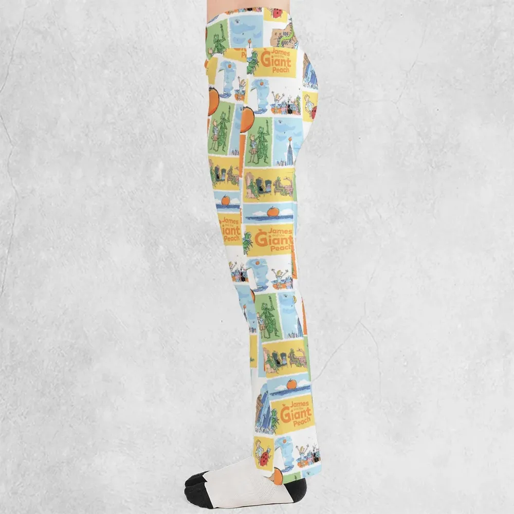 Children's Tales What A Peach James And The Giant Peach Flare Leggings - 3