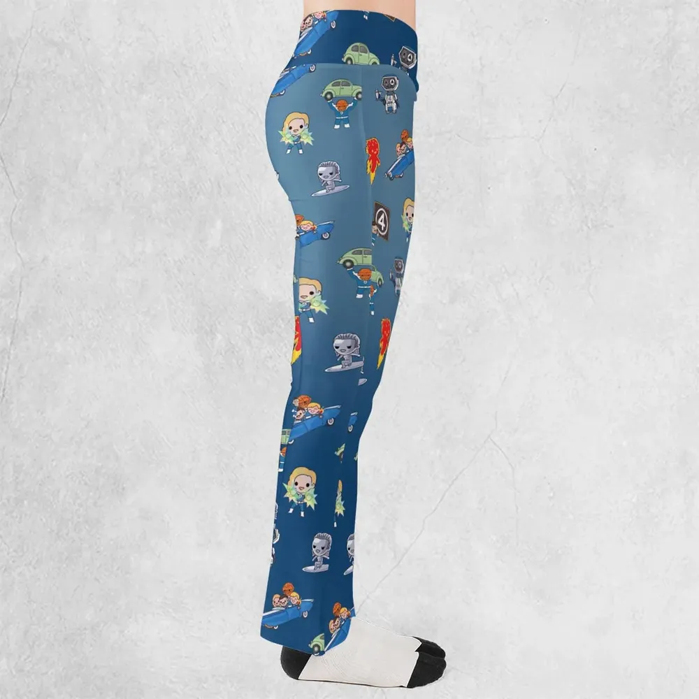 Power Up Fantastic Four Flare Leggings - 2