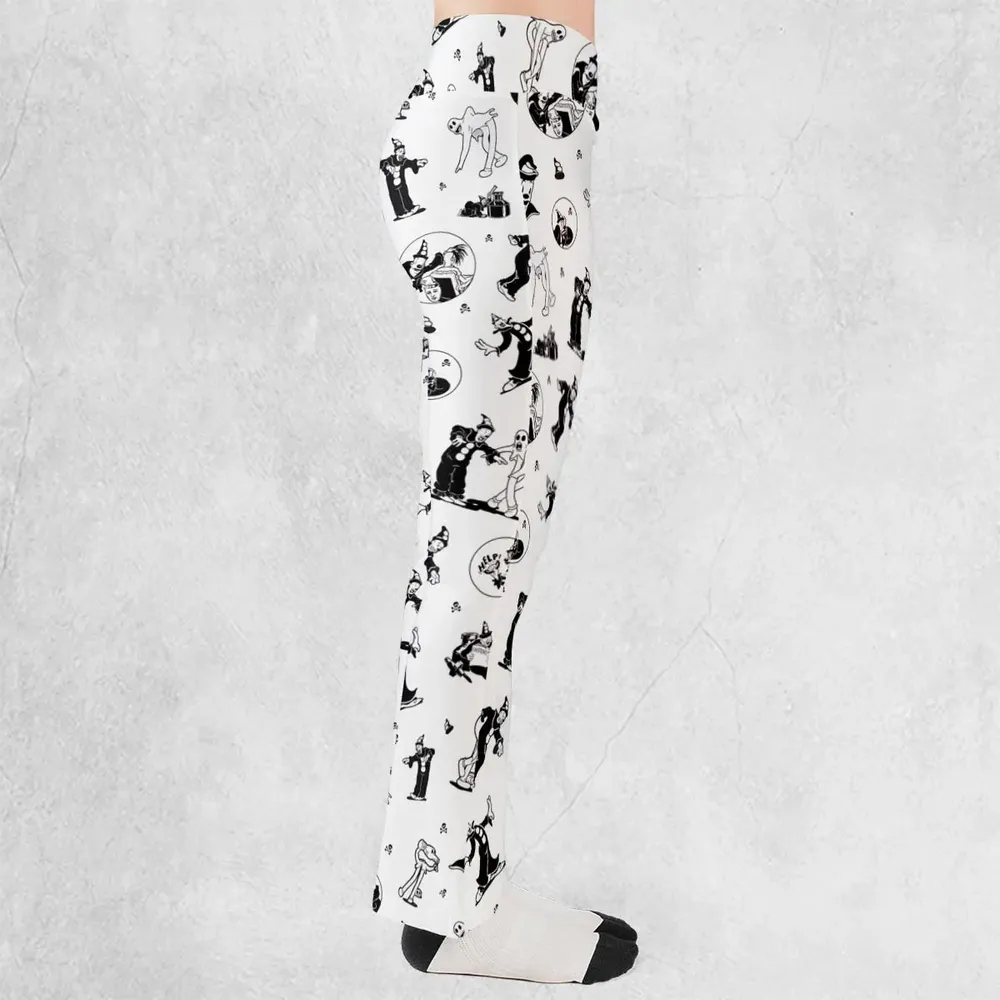 Koko the Clown and the Ghost Flare Leggings - 2