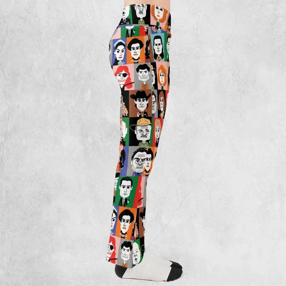 Twin Peaks Characters Flare Leggings - 2