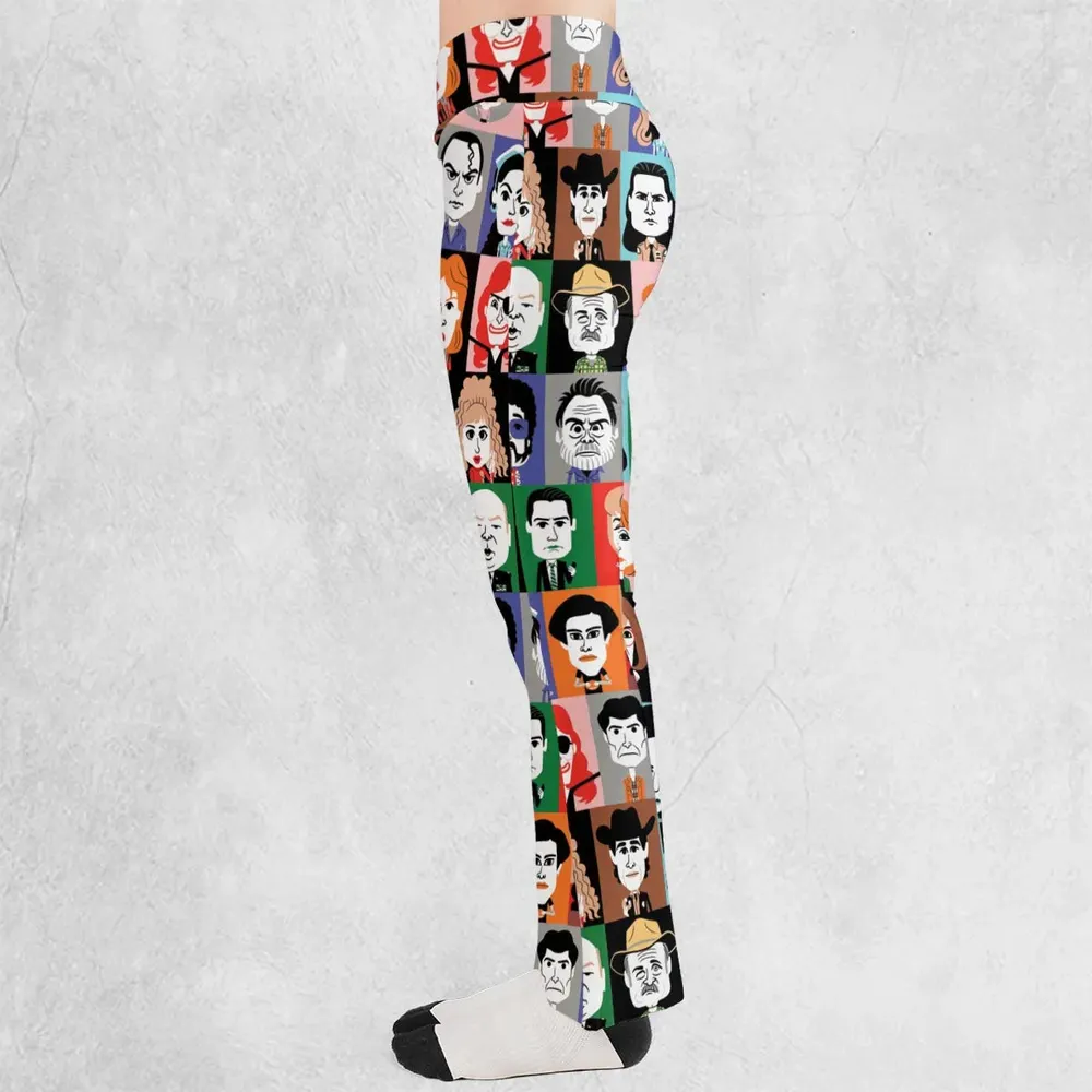 Twin Peaks Characters Flare Leggings - 3