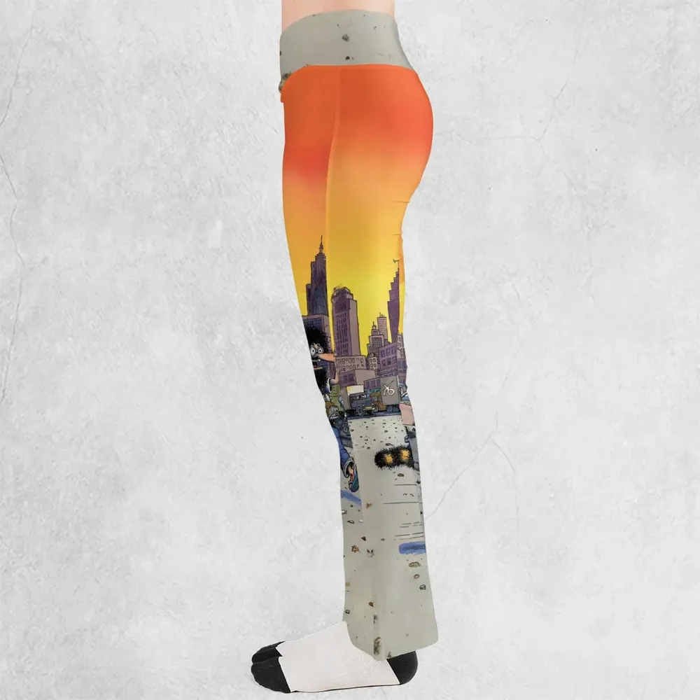 The Fabulous Furry Freak Brothers Flare Leggings - 3