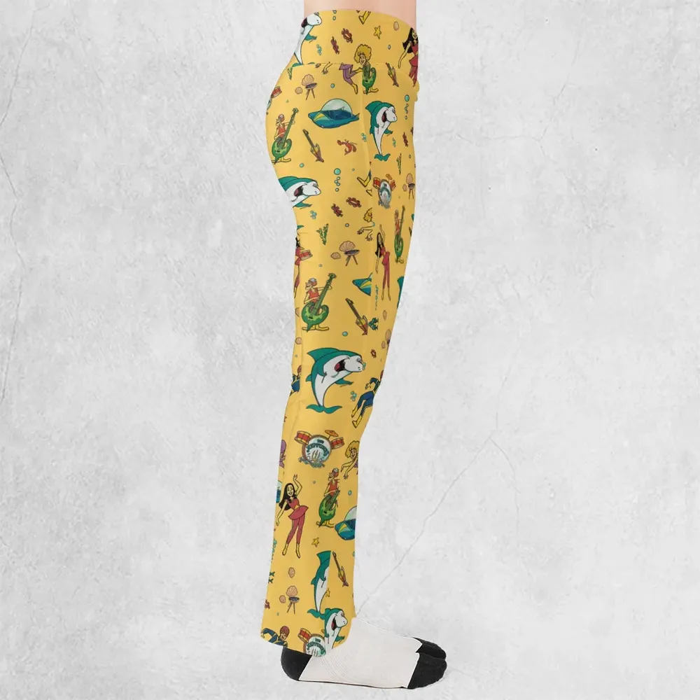 Undersea Style Jabberjaw Flare Leggings - 2