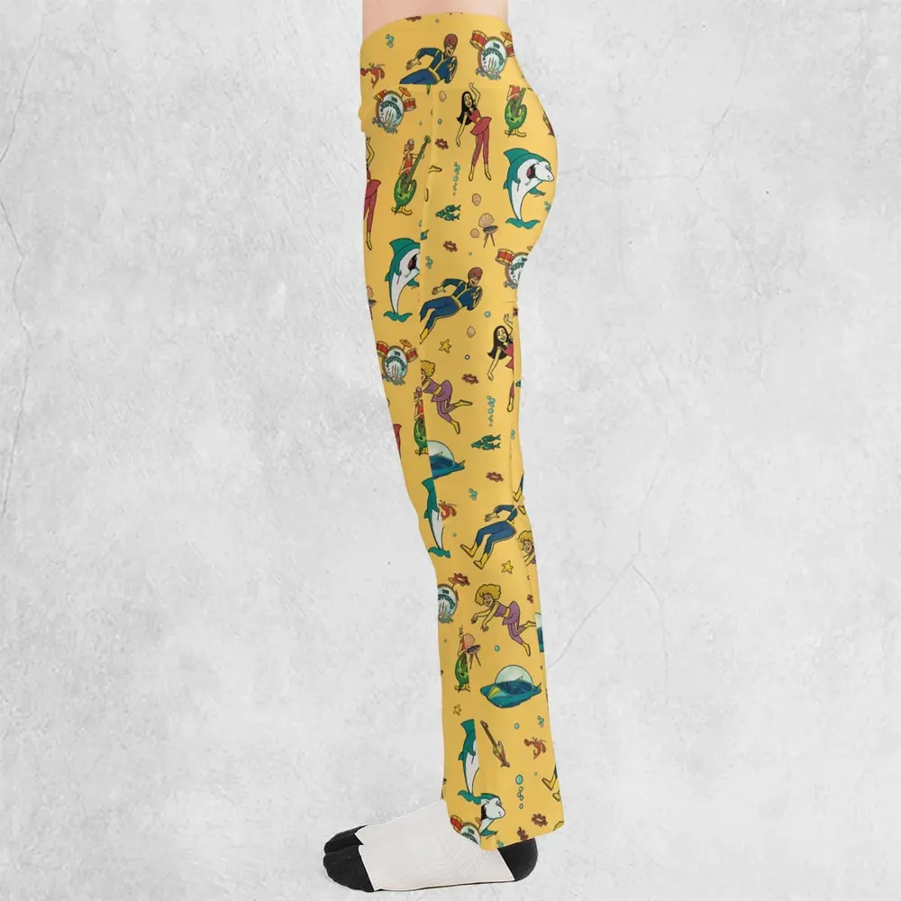Undersea Style Jabberjaw Flare Leggings - 3