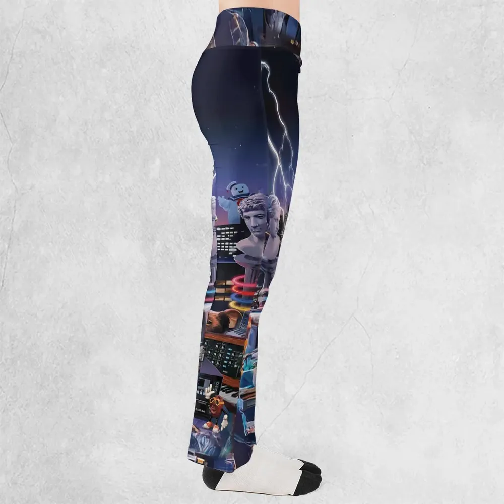 Retro Moon Mac Tonight Flare Leggings - 2