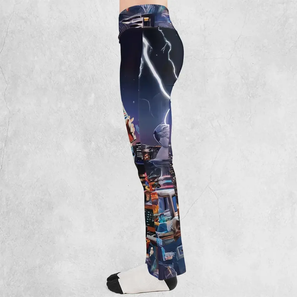 Retro Moon Mac Tonight Flare Leggings - 3