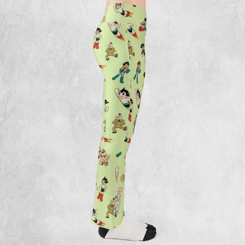 Astro Boy Characters Flare Leggings - 2