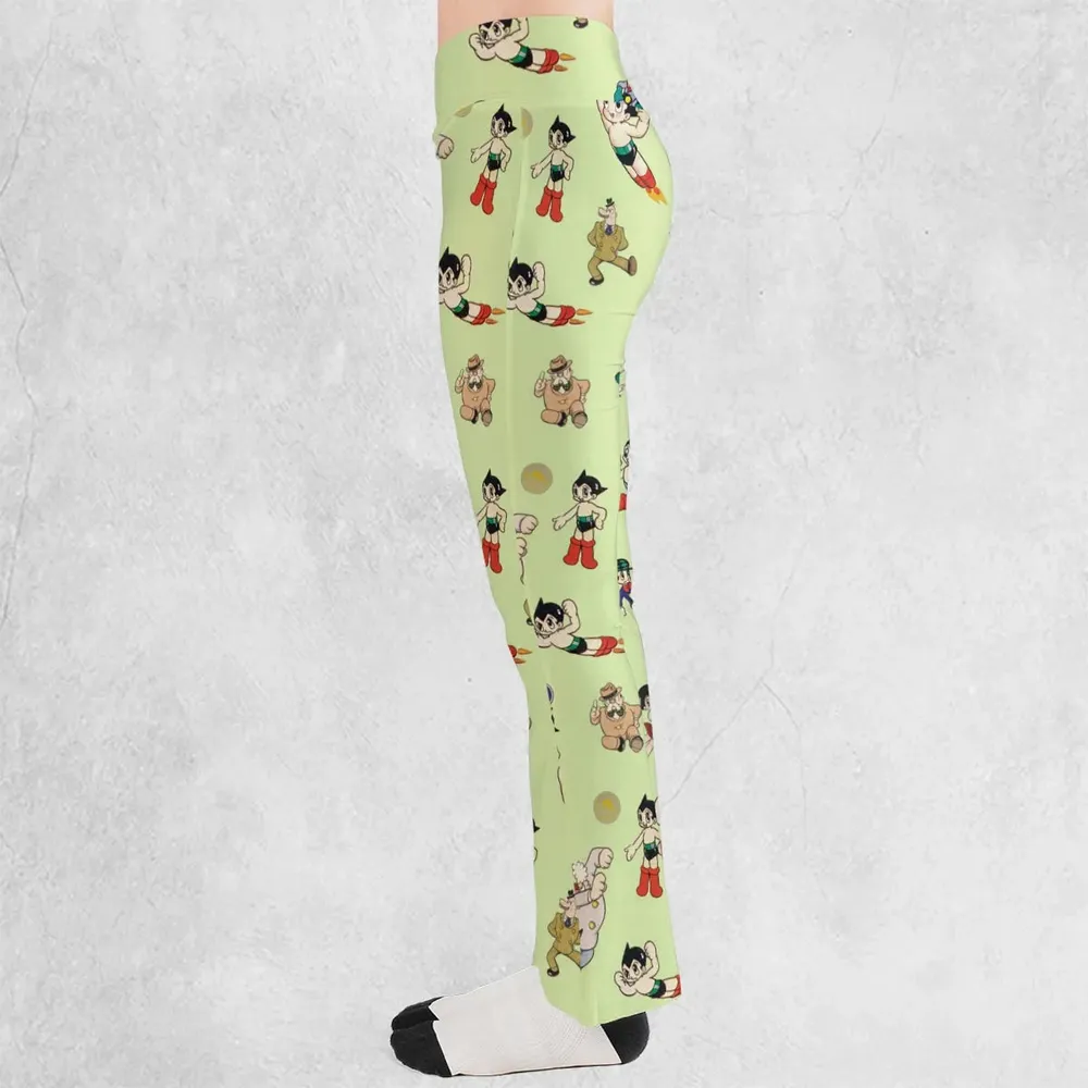 Astro Boy Characters Flare Leggings - 3