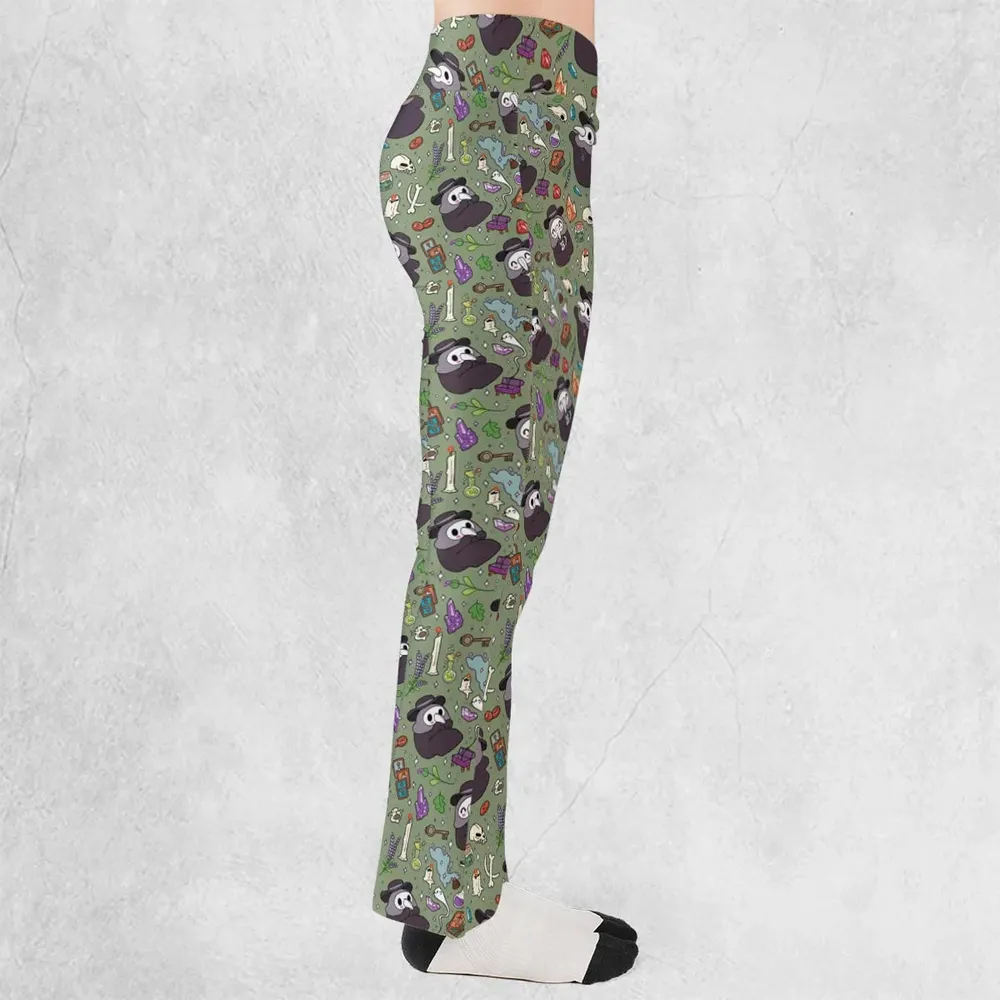 Plague Doctor Flare Leggings - 2