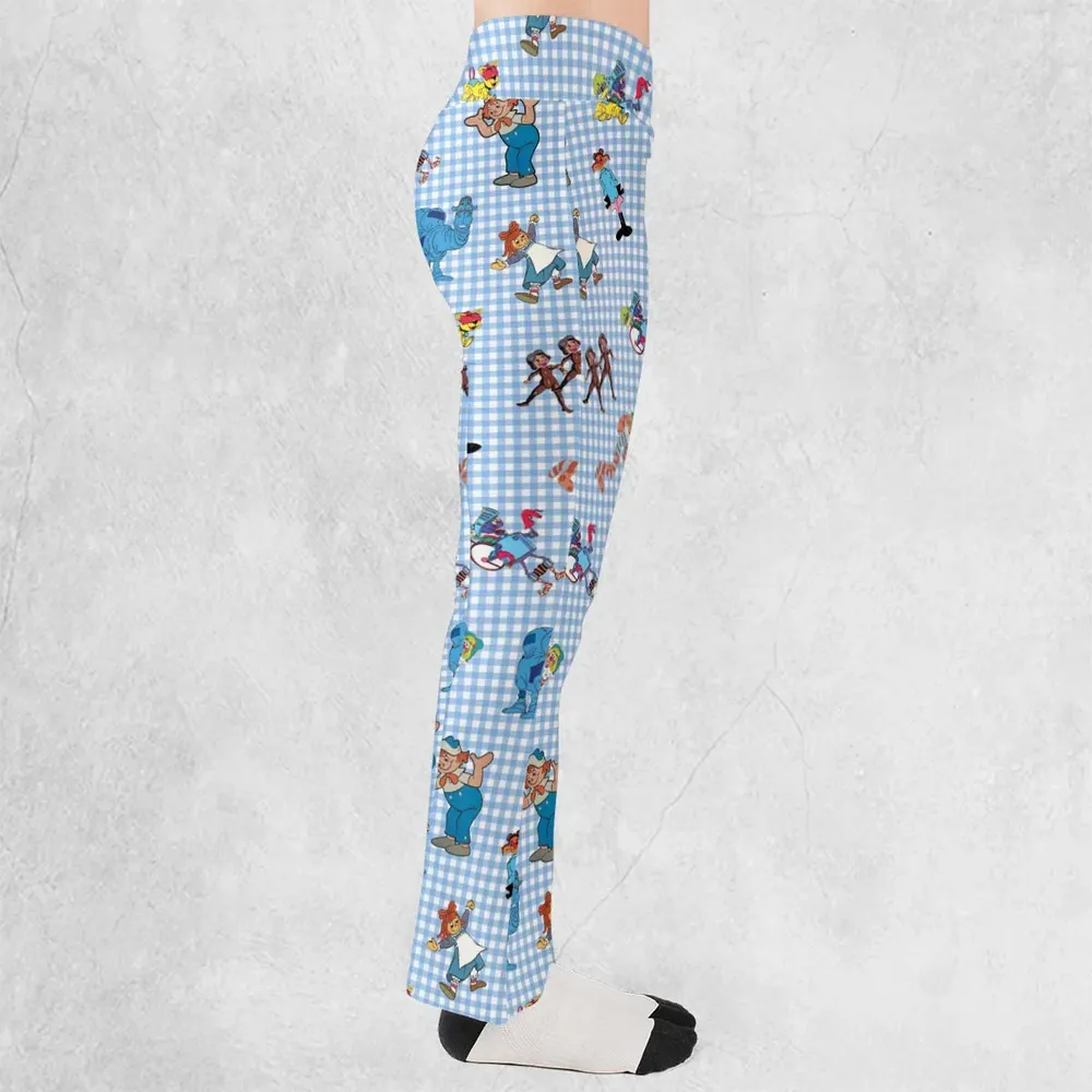 Wholesome Memories Stitched Raggedy Ann & Andy Flare Leggings - 2