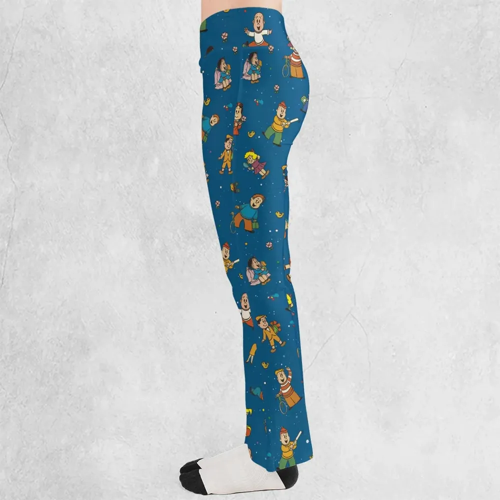 Cartoon Throwback The Little Lulu Show Flare Leggings - 3