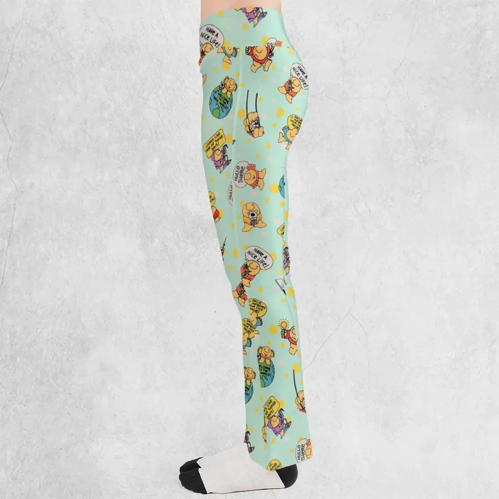 Hullo There Ziggy Flare Leggings - 3