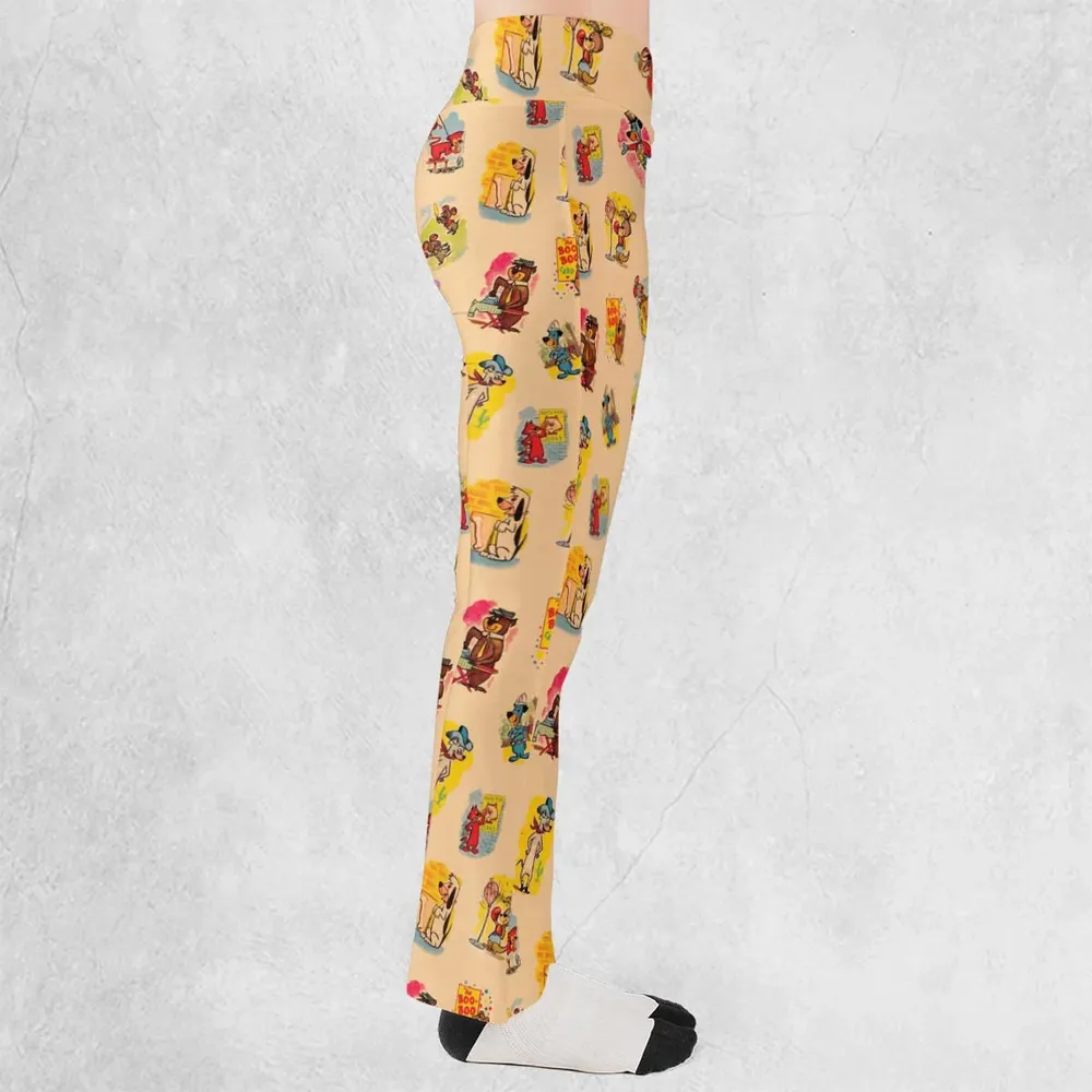 Huckleberry Hound Booby Flare Leggings - 2