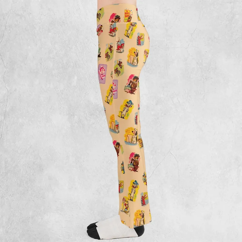 Huckleberry Hound Booby Flare Leggings - 3