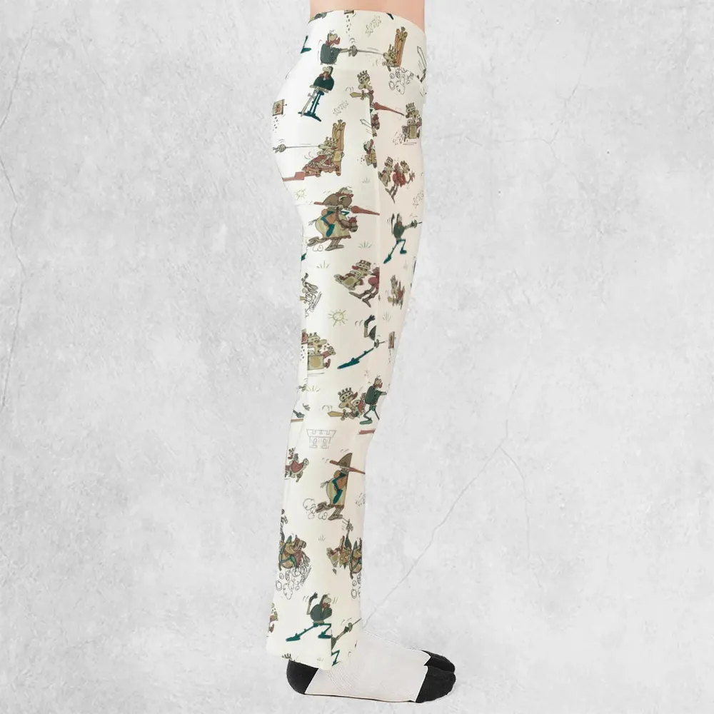 Cap'n Crunch And King Vitaman Character Flare Leggings - 2