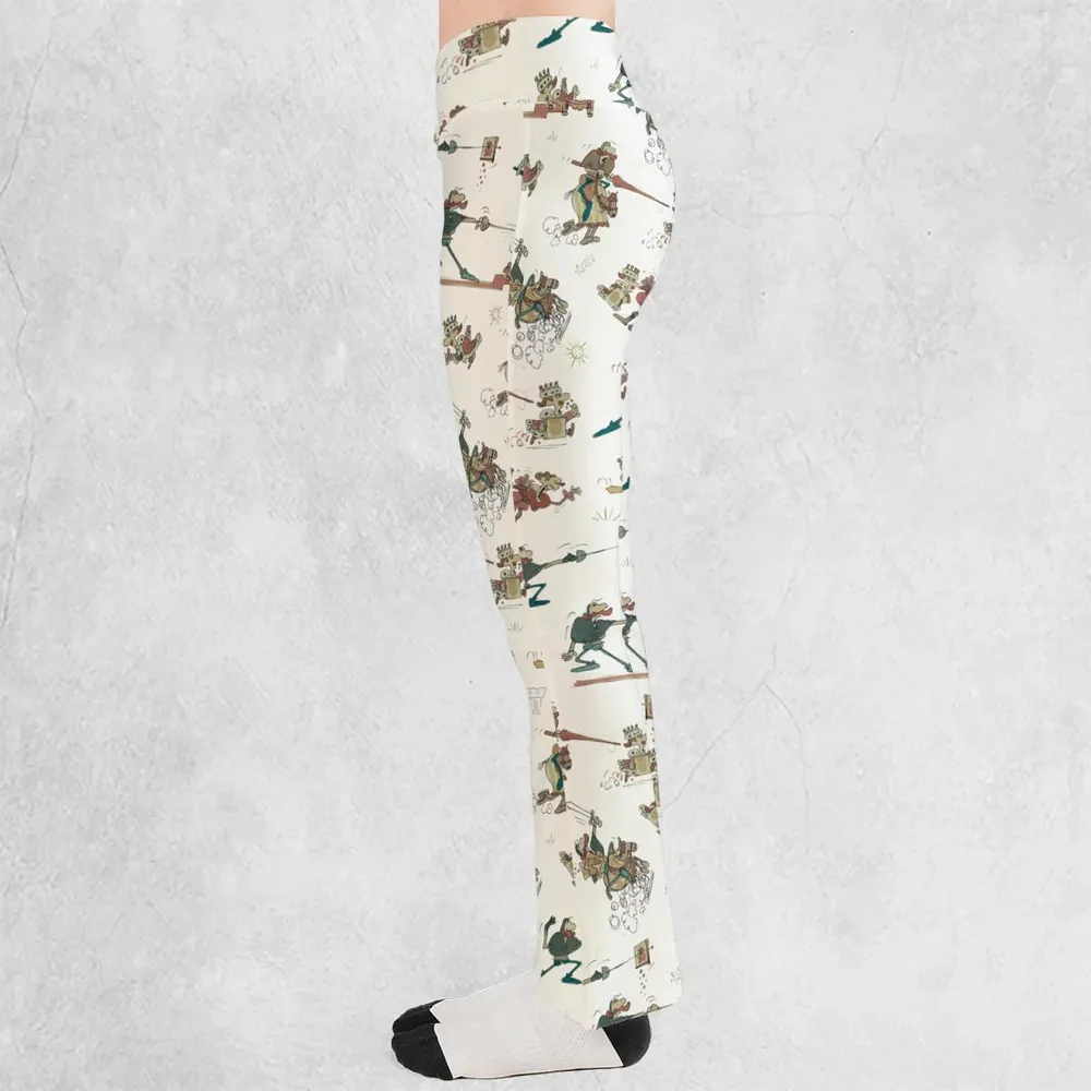 Cap'n Crunch And King Vitaman Character Flare Leggings - 3
