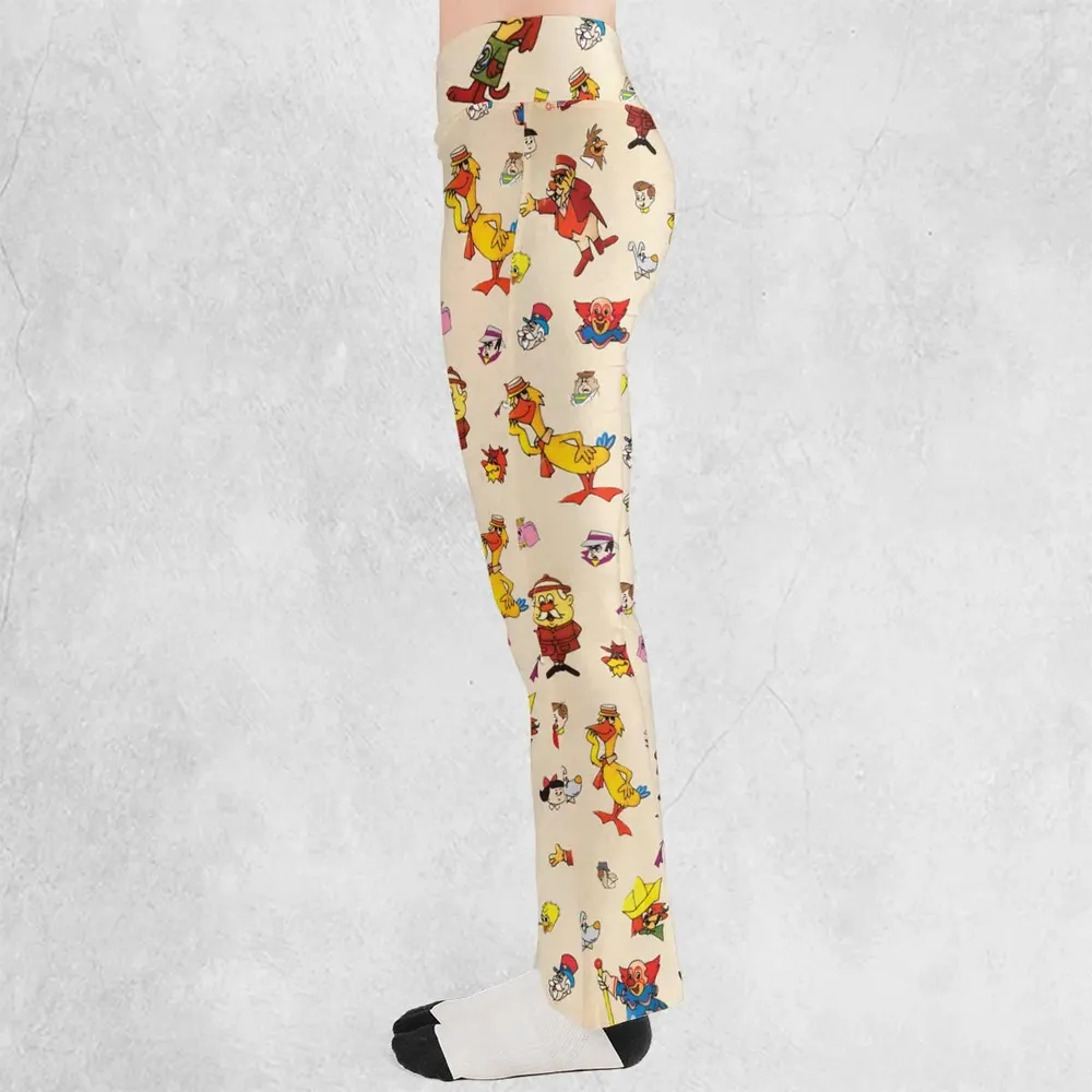 Bozo The Clown And Friends Flare Leggings - 3