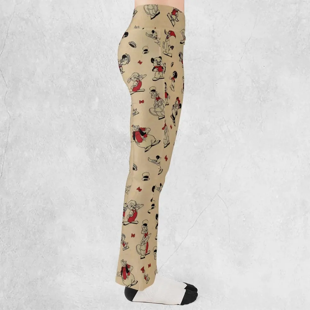 Walter Lantz's Famous Movie Characters Flare Leggings - 2