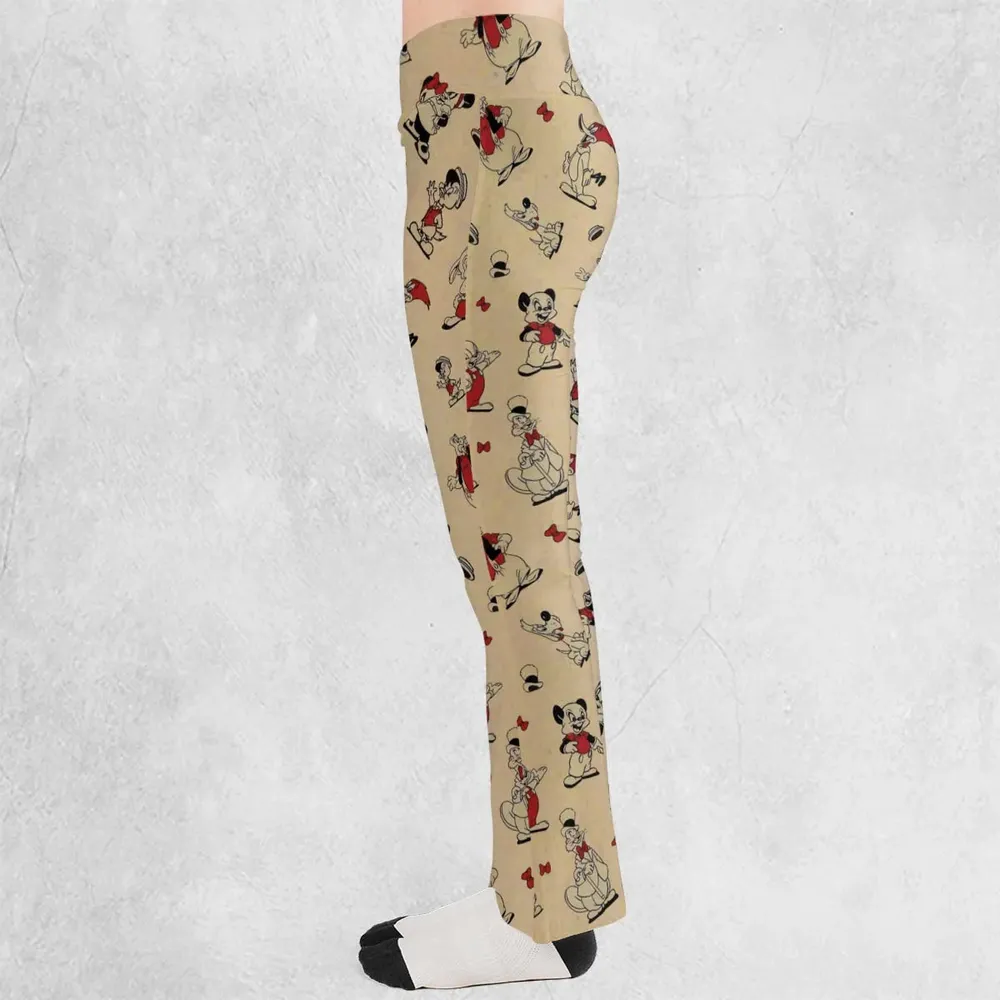 Walter Lantz's Famous Movie Characters Flare Leggings - 3