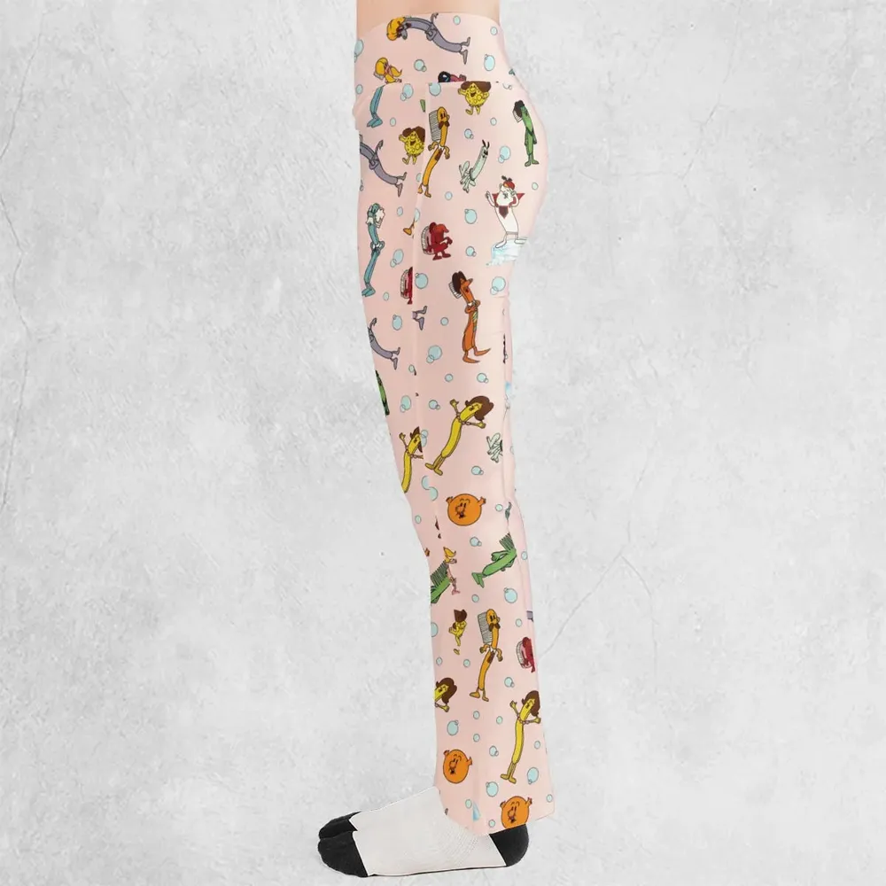 Brush Your Teeth Toothbrush Family Flare Leggings - 3