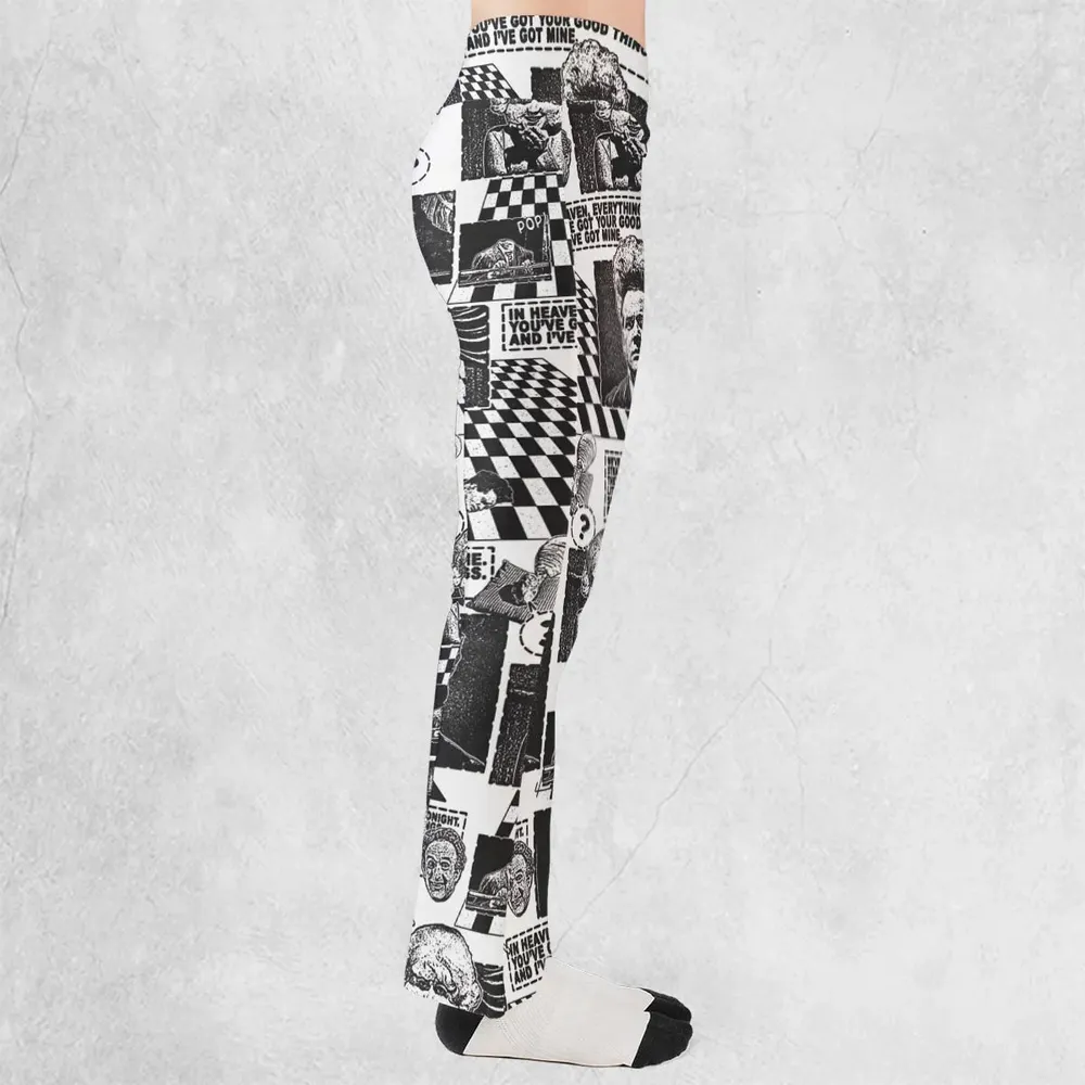 Surreal Disturbing Atmospheric A nightmare Eraserhead Flare Leggings - 2