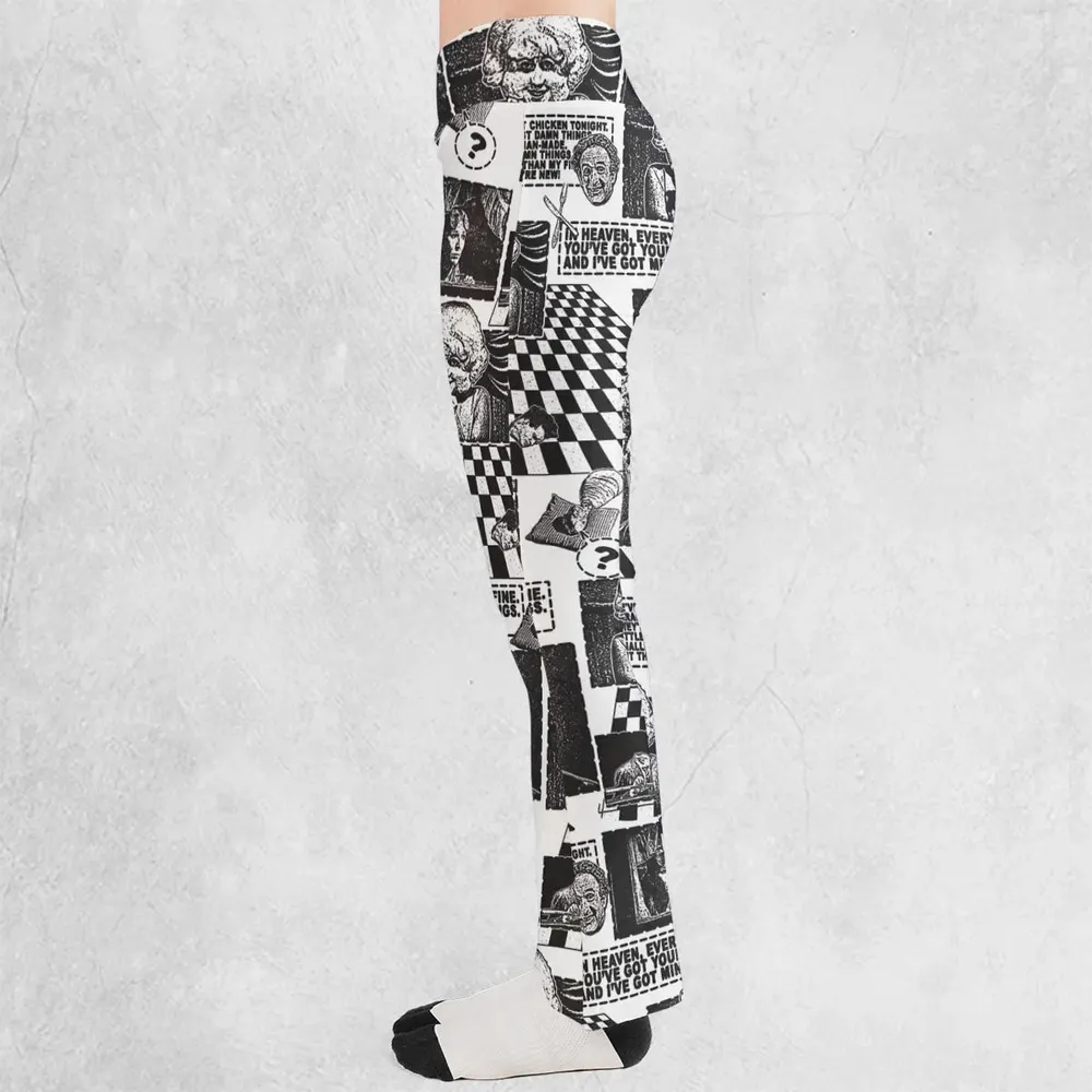 Surreal Disturbing Atmospheric A nightmare Eraserhead Flare Leggings - 3