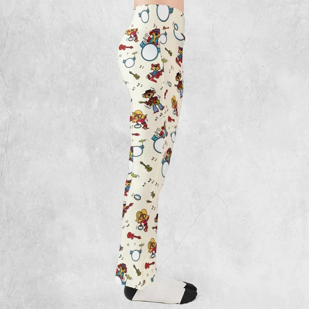 Cartoon band The Sugar Bears Flare Leggings - 2