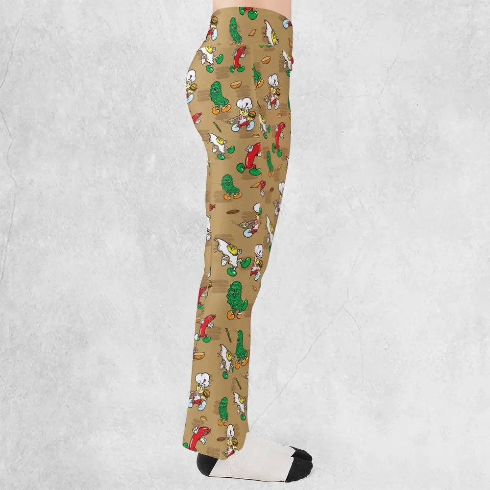 BurgerTime Arcade Flare Leggings - 2