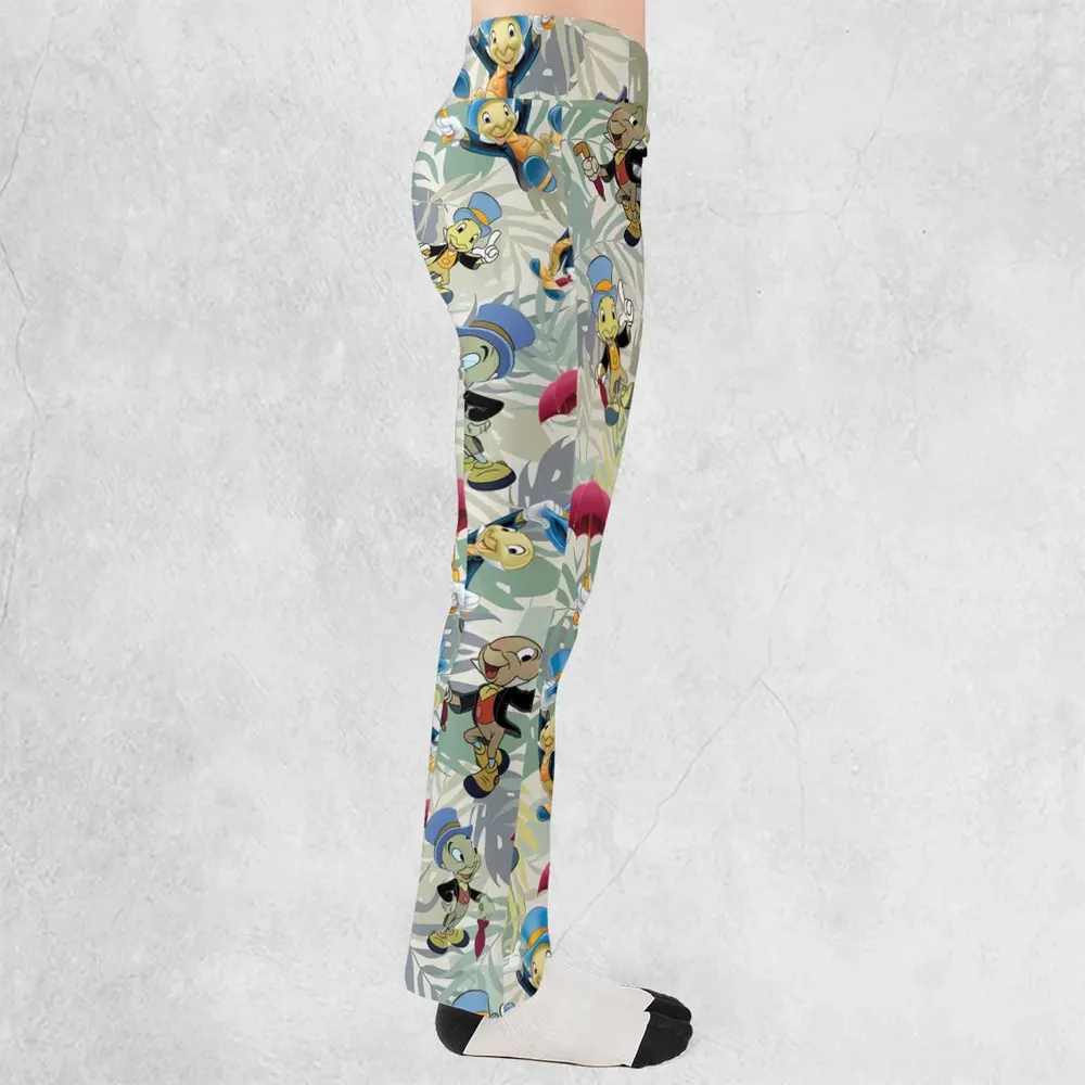 Jiminy Cricket Pinocchio Flare Leggings - 2
