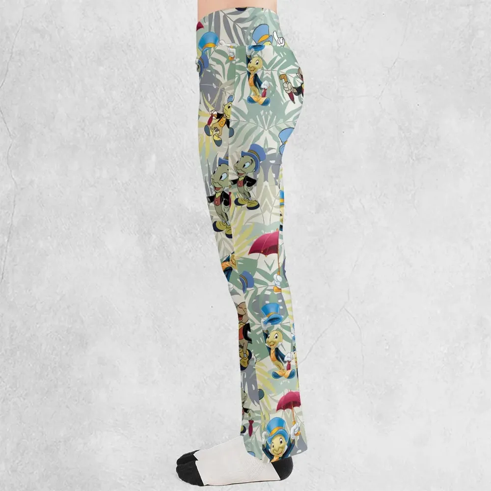 Jiminy Cricket Pinocchio Flare Leggings - 3