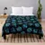 DnD Dice Set Blue Fleece Blanket - 1