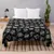 DnD Dice Set Black Fleece Blanket - 1