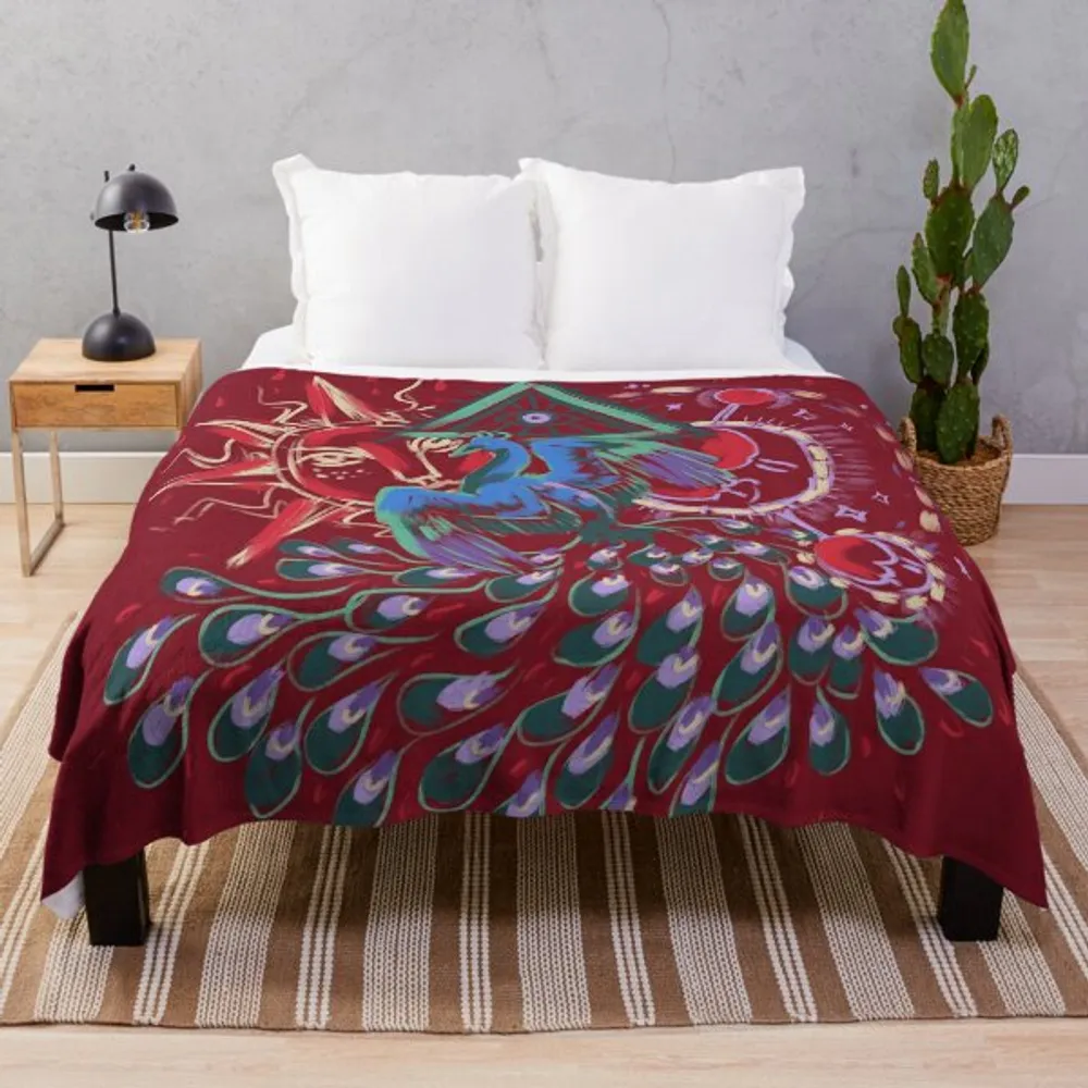 Mollymauk Back Of Coat Fleece Blanket - 1