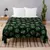 Dice Set Green Fleece Blanket - 1