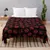 Dice Set Red Fleece Blanket - 1