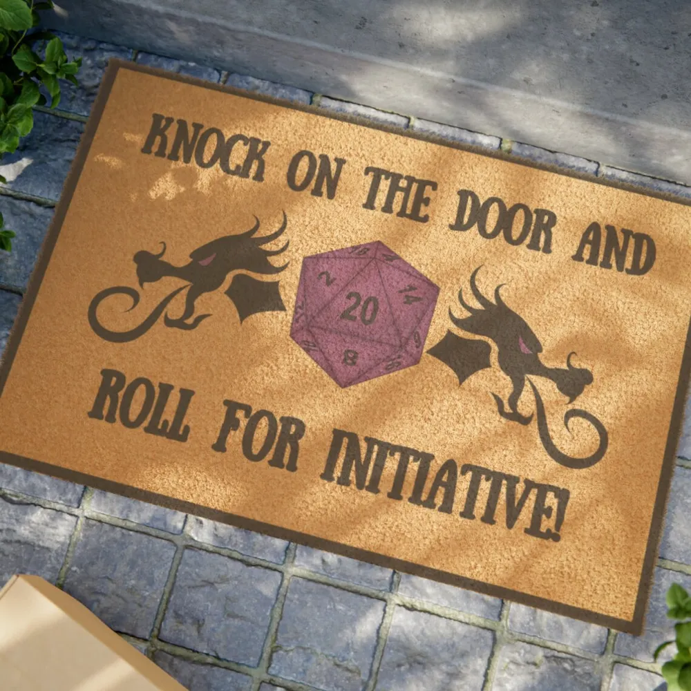 Knock On The Door Doormat - 1