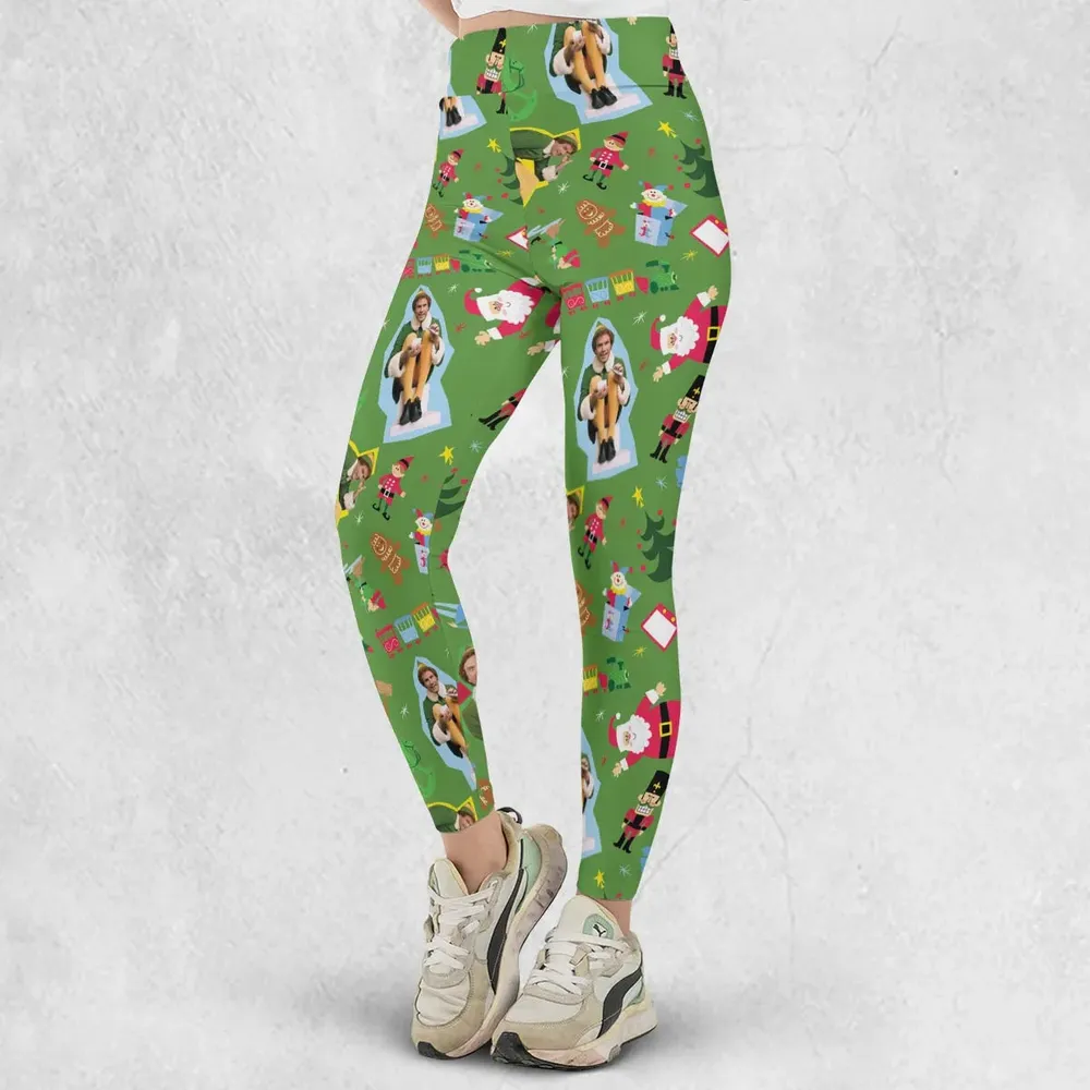 Santa Know Him Elf Legging - 2
