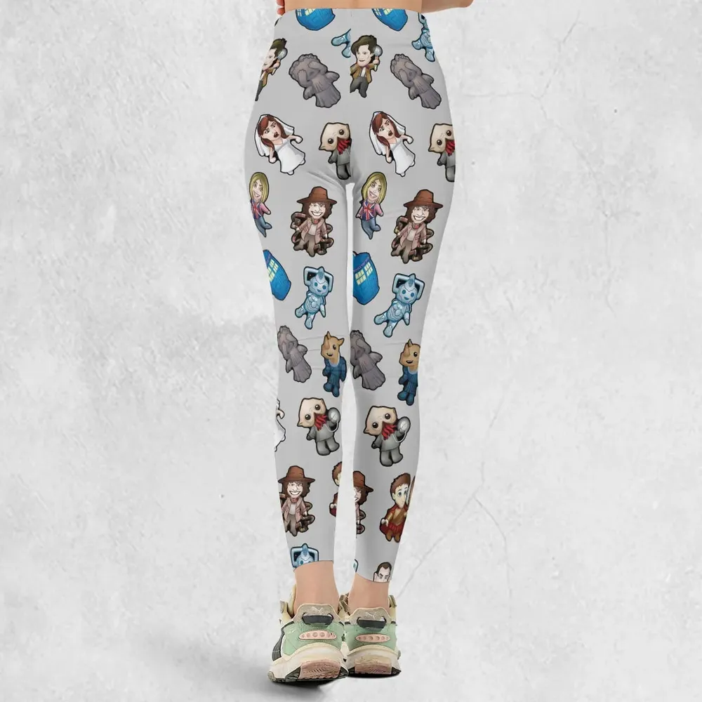 Cartoon Who Doctor Who Legging - 3